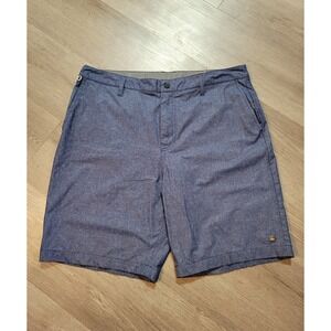 Quiksilver Waterman Dry Flight Shorts Men Size 36 Blue Outdoor Performance